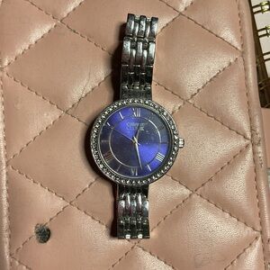 Cruise Club Woman’s Silver and Blue Watch
